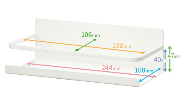 楽天市場】山崎実業 調味料ラック プレート マグネットスパイスラック
