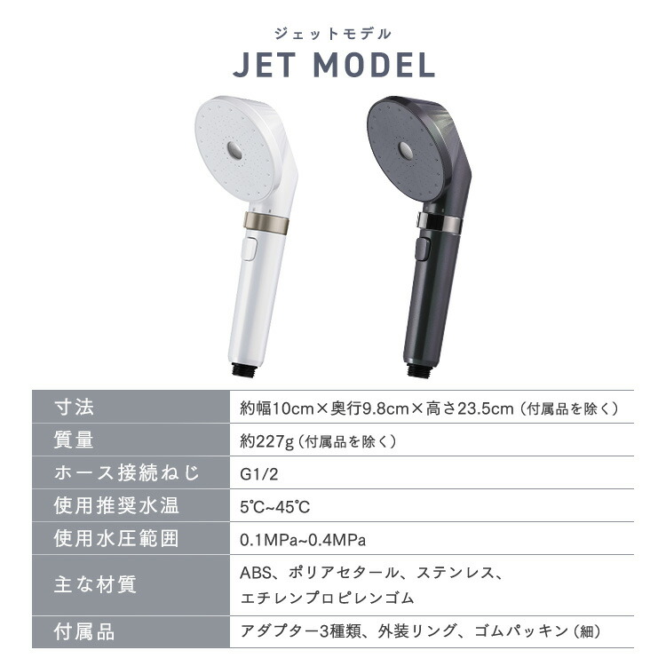 楽天市場】シャワーヘッド 節水 水圧 強い アイリスオーヤマ ミコラ