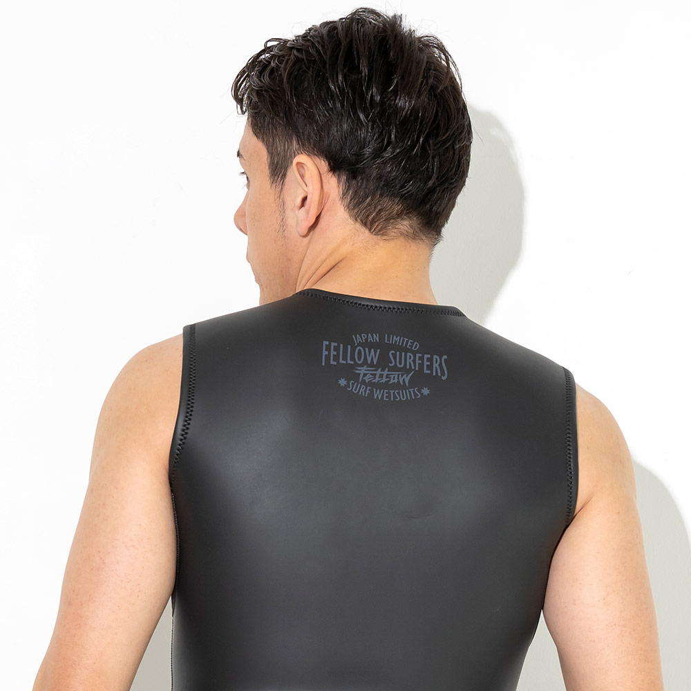楽天市場】メンズ ベスト ウェットスーツ ALL2mm スキンベスト FELLOW