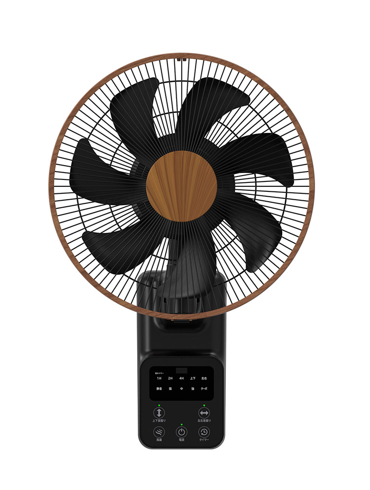 楽天市場】壁掛け扇風機 サーキュレーター DCモーター 木目調 静音