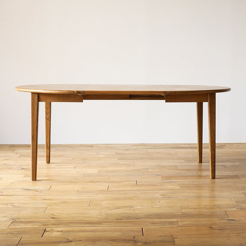 楽天市場】伸長式ダイニングテーブル folk／BR 通常サイズ ブラウン