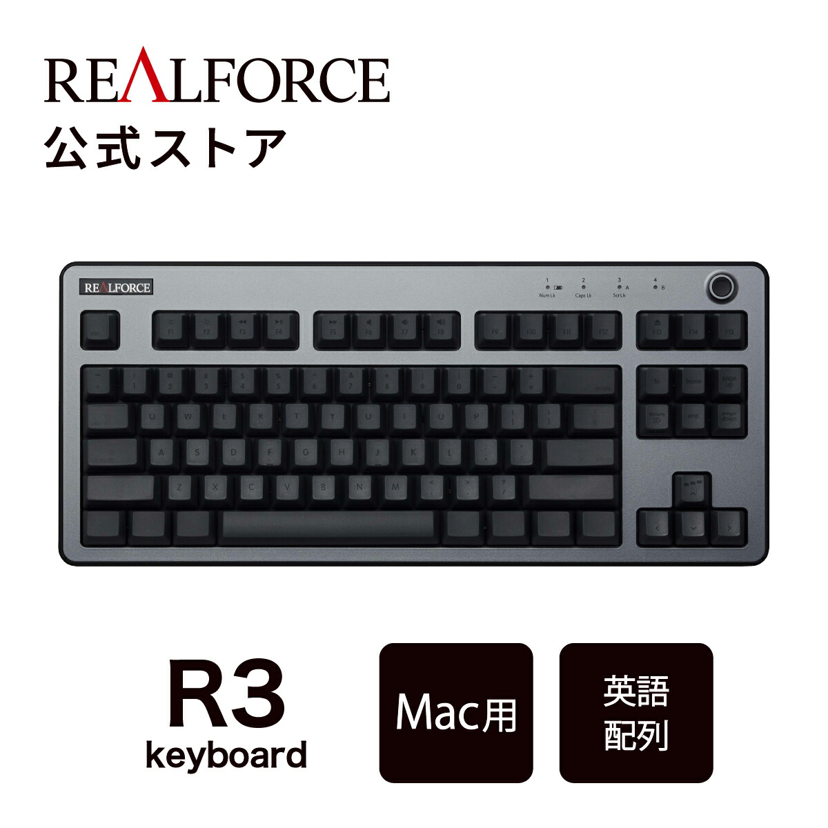REALFORCE R3 キーボード ハイブリッド テンキーレス 45g英語配列