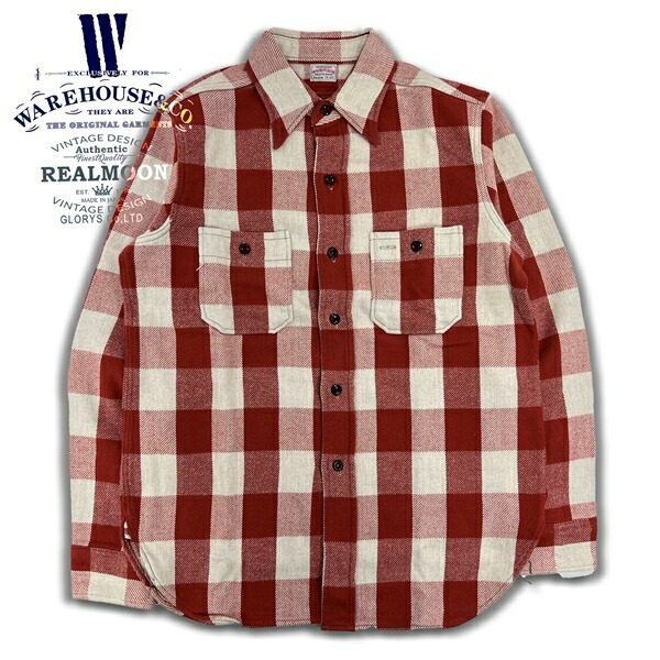 楽天市場】WAREHOUSE ネルシャツ No.WHS-3104A 