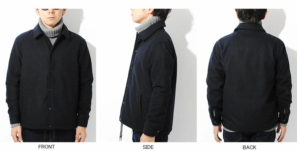 楽天市場】【スーパーセール割引】メルトンコーチジャケット メンズ