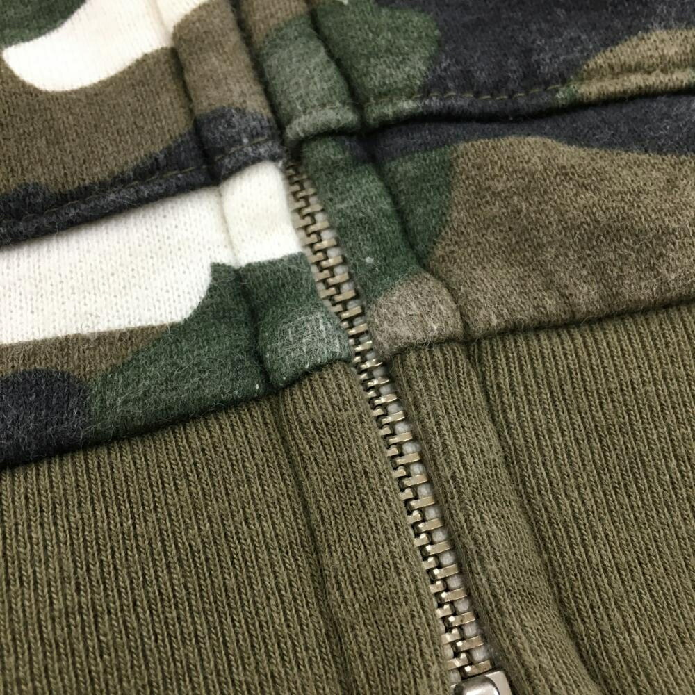 楽天市場】パーリーゲイツ ジップパーカー カーキ×白 カモフラ 迷彩