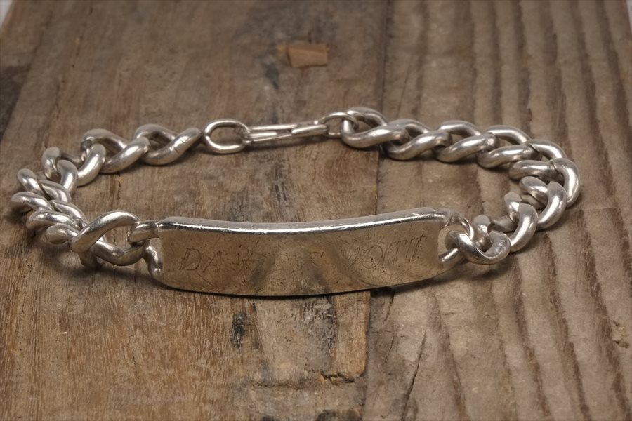 楽天市場】IDブレスレット ヴィンテージ シルバー 925 ジュエリー