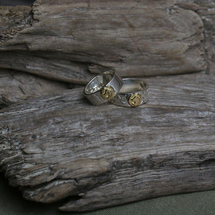 楽天市場】TADY&KING平打ちリングK18ウルフ : TADY＆KING楽天市場店