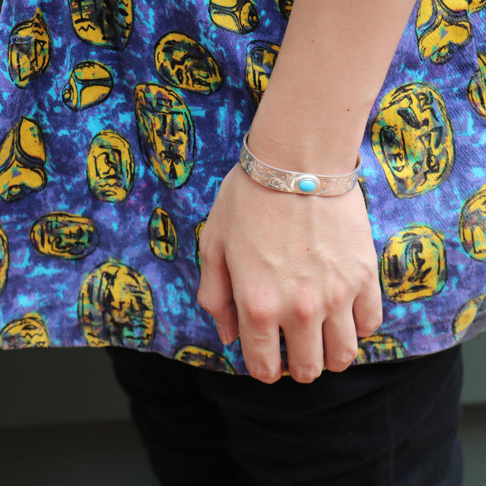 楽天市場】TADY＆KING［ORDER ITEM］アラベスク平打ちバングル銀縄