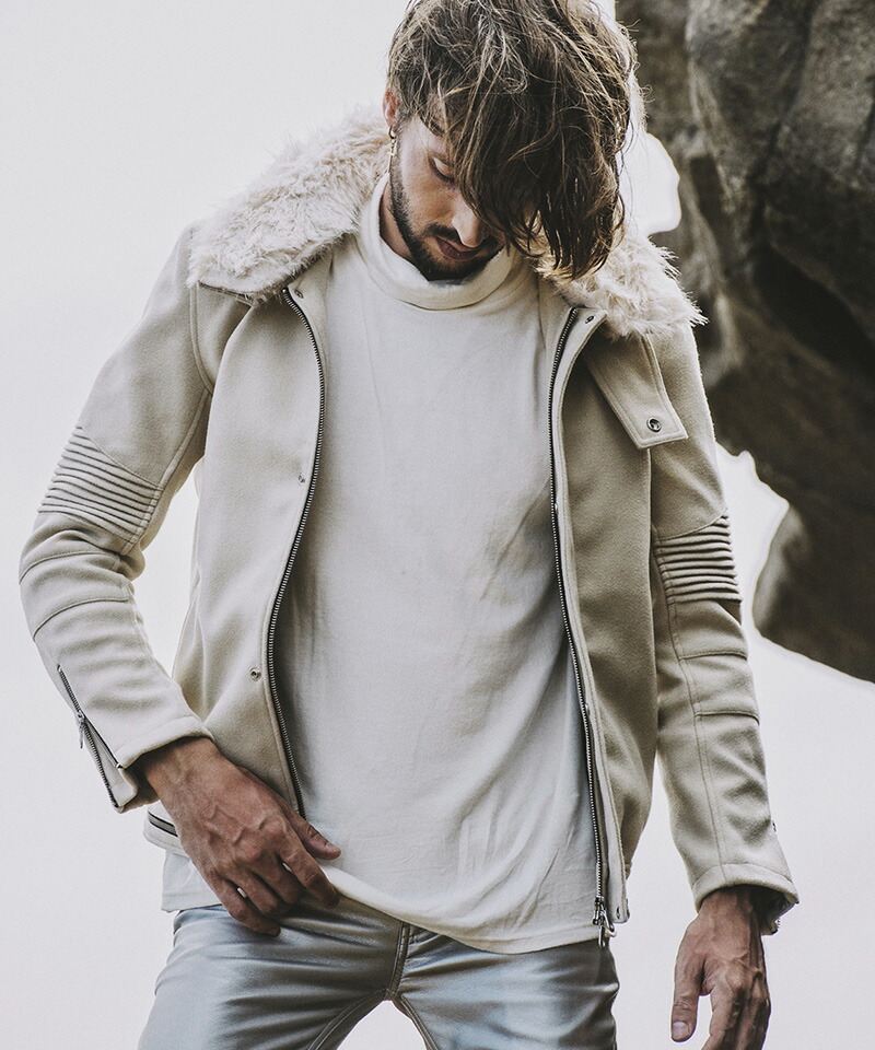 楽天市場】【NO ID.(ノーアイディー)】ﾊｲﾈｯｸｴｺﾌｧｰﾗｲﾀﾞｰｽBLZ ブルゾン