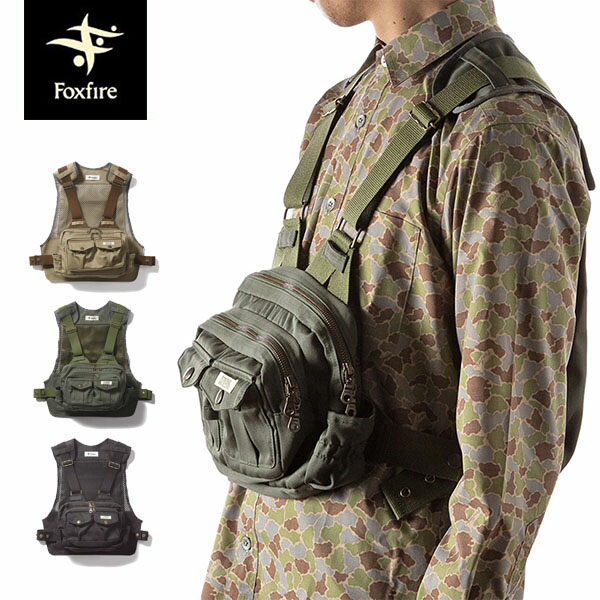 楽天市場】フォックスファイヤー Foxfire フィッシングタックルベスト