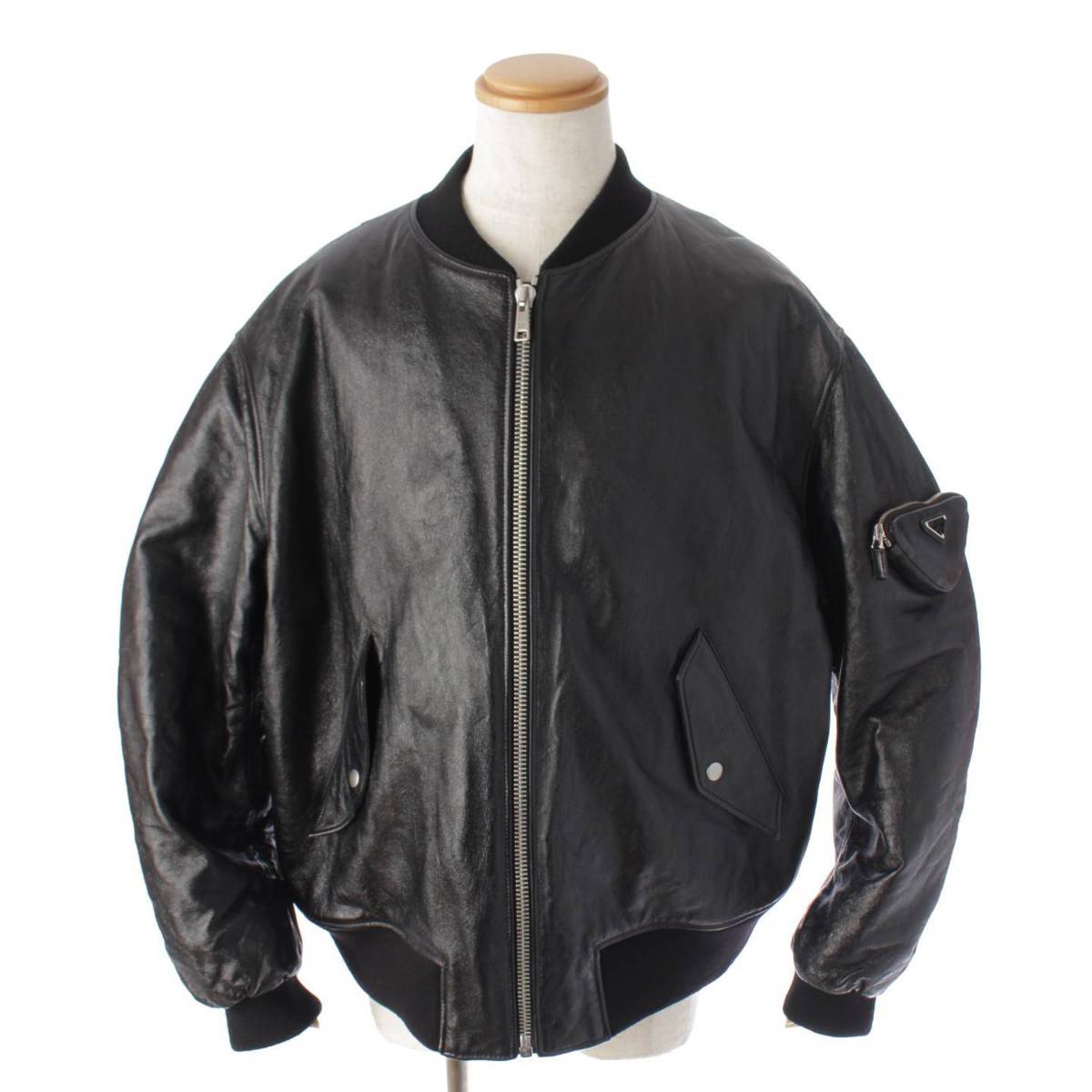 楽天市場】【プラダ】Prada メンズ ナッパレザー オーバーサイズ