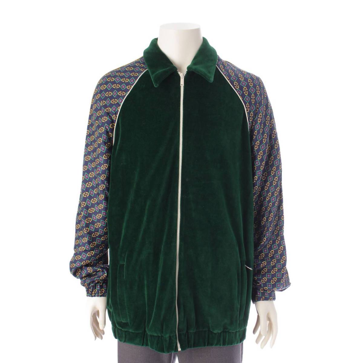 楽天市場】【グッチ】Gucci メンズ コットン ベロア 切替 ナイロン