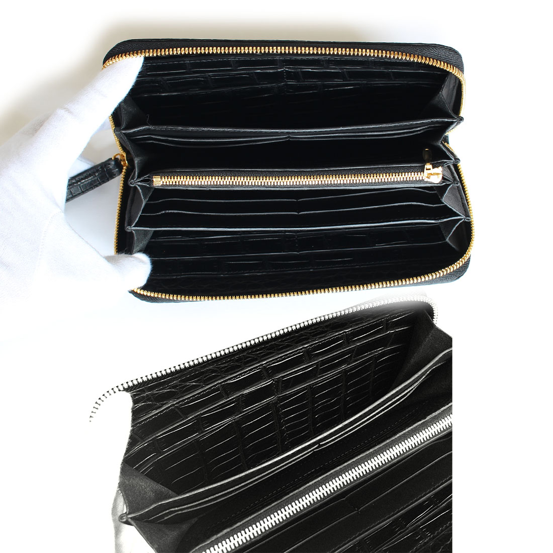楽天市場】【3/3(火)発送分予約商品】クロコダイル 長財布 財布