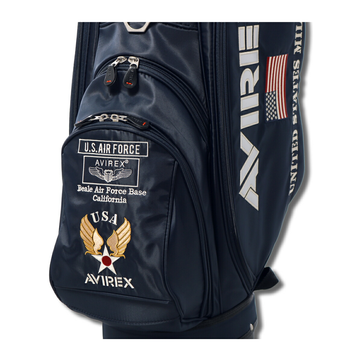 楽天市場】アヴィレックス ゴルフ キャディバッグ 5分割 9型 3.3kg 46