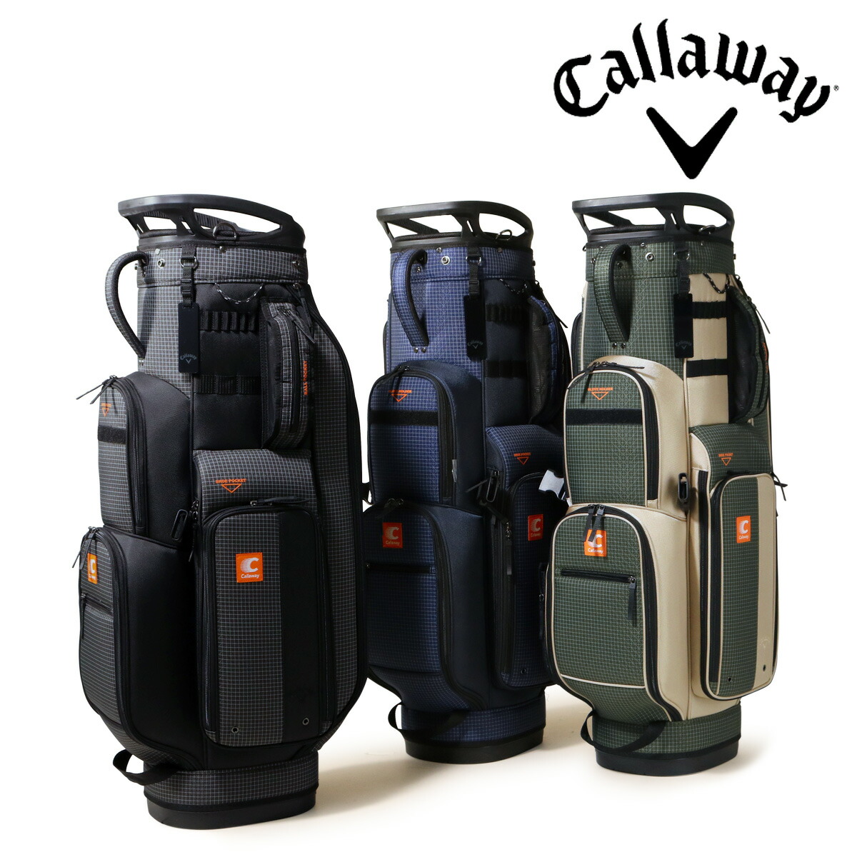 楽天市場】キャロウェイ ゴルフ キャディバッグ カート式 7分割 9型