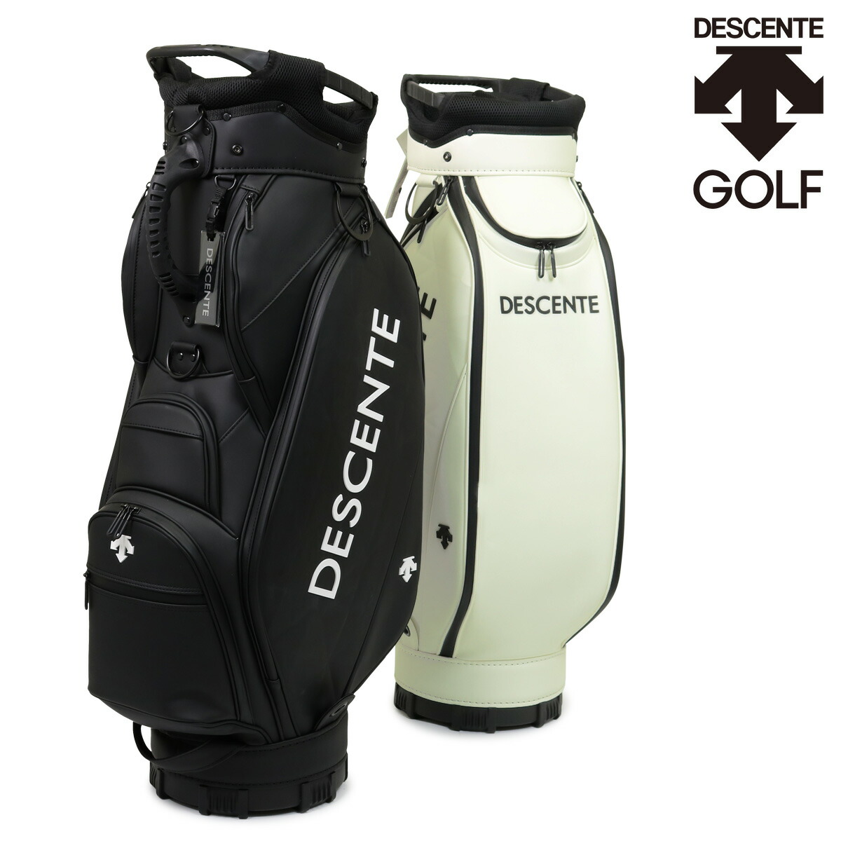楽天市場】デサント ゴルフ キャディバッグ カート型 5分割 9.5型 47