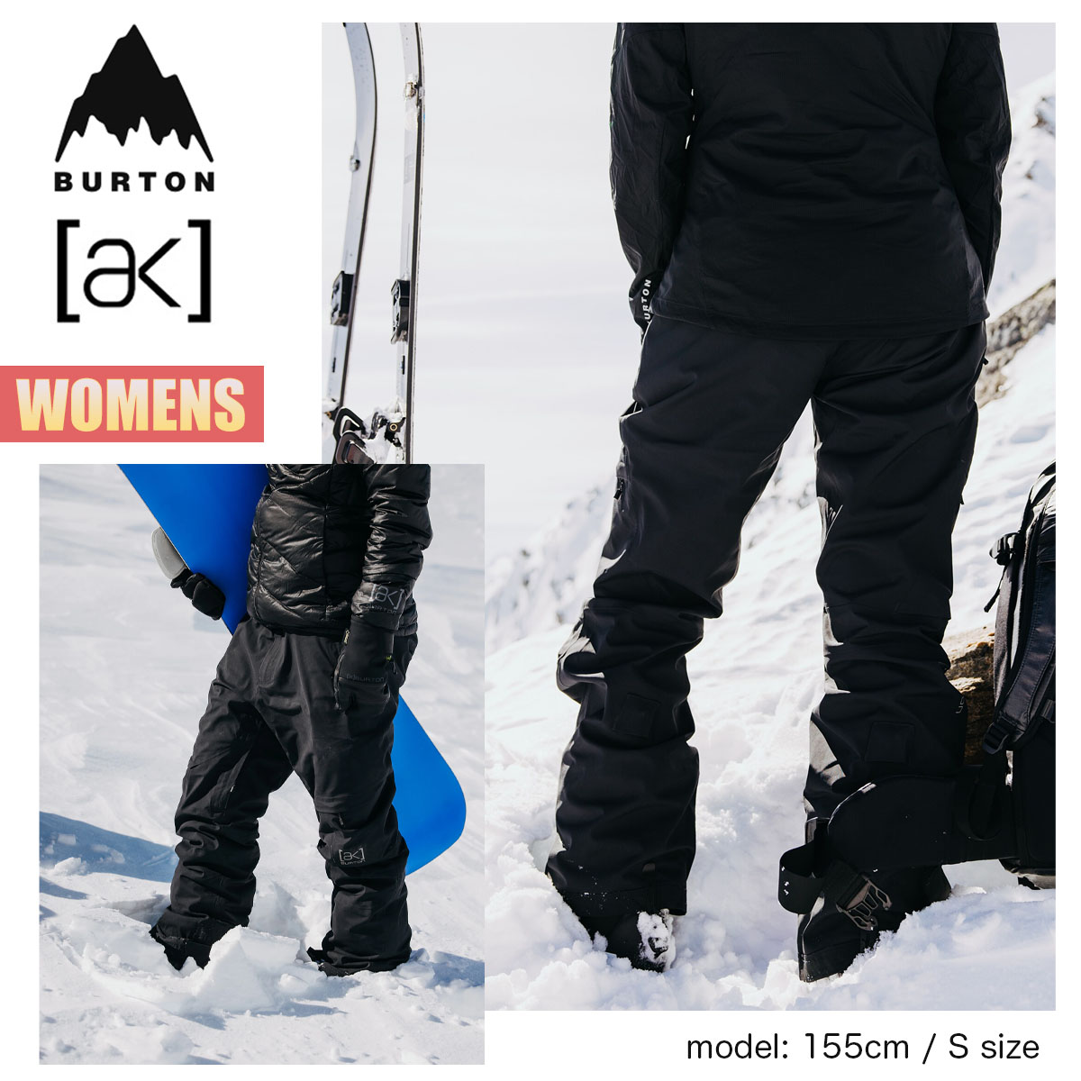 楽天市場】バートン スノーボードウェア レディース パンツ 24-25