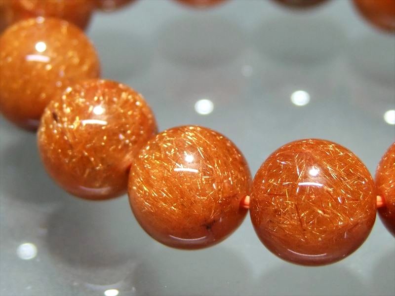 楽天市場】○贅沢濃密針 4A【オレンジルチルクォーツ ブレスレット