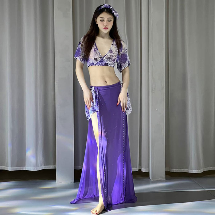 楽天市場】ベリーダンス 衣装 セット レッスン着 セットアップ