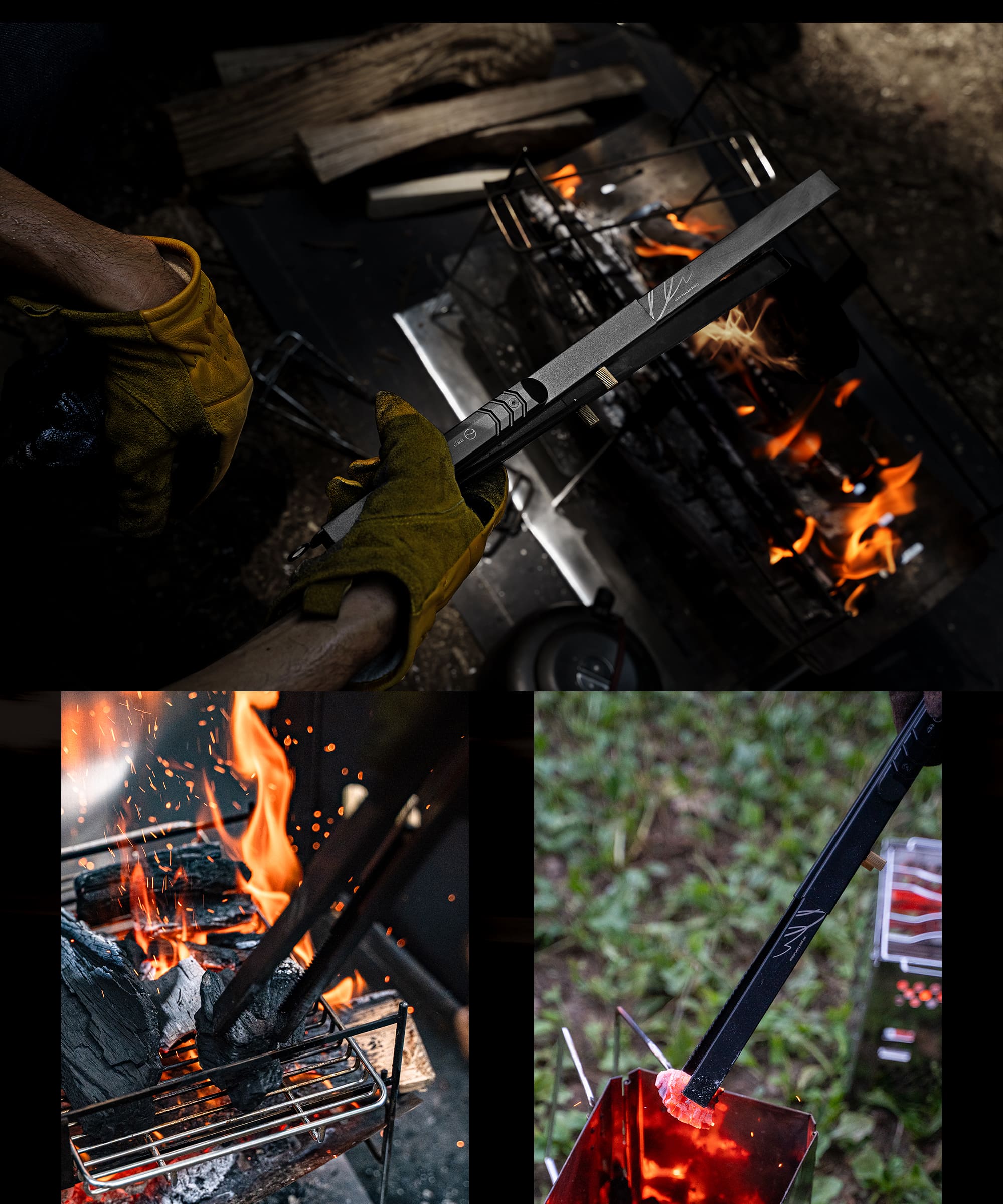 楽天市場】ZEN Camps 火バサミ 火ばさみ 薪バサミ 炭バサミ トング