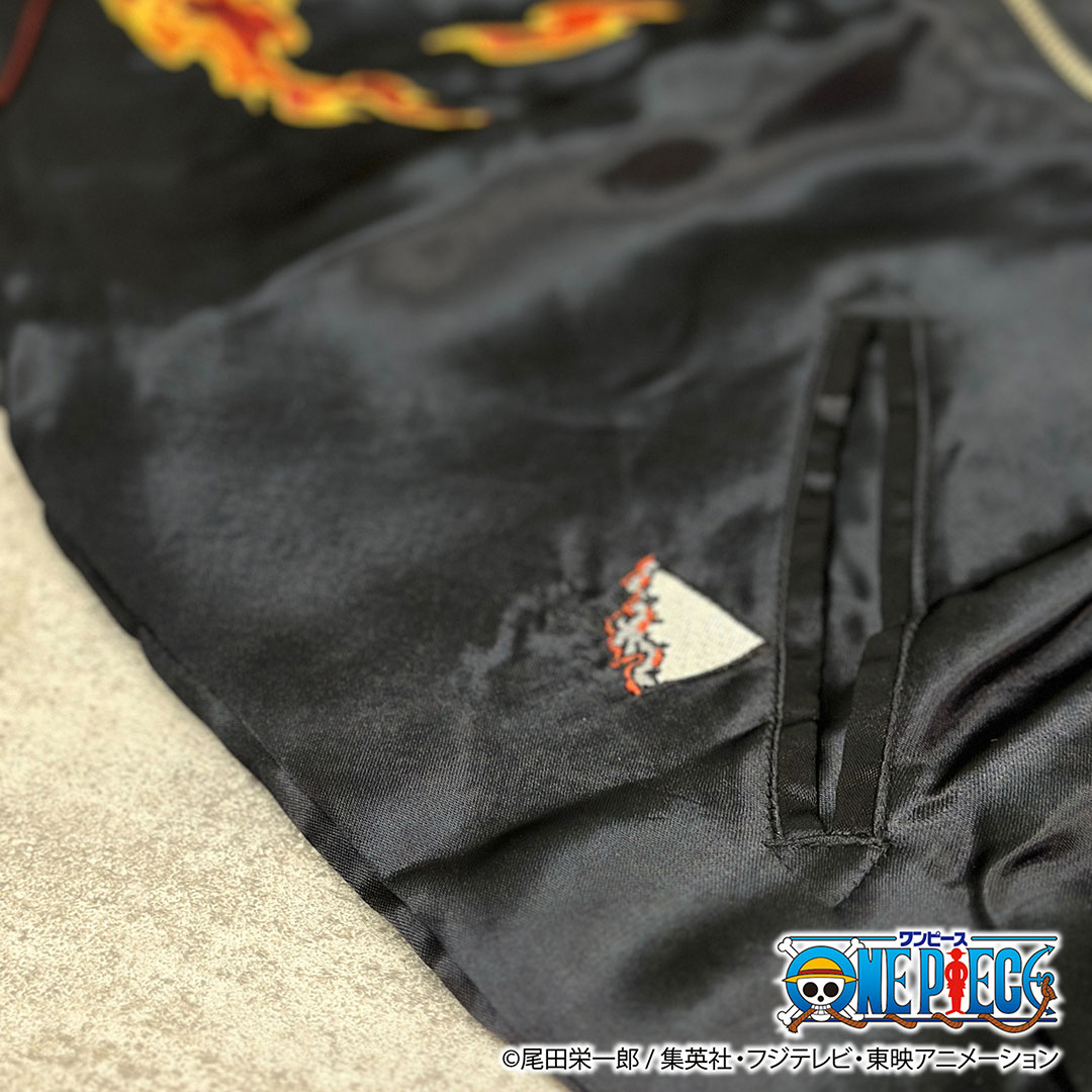 楽天市場】絡繰魂 粋 ワンピース ONEPIECE コラボ スカジャン エース