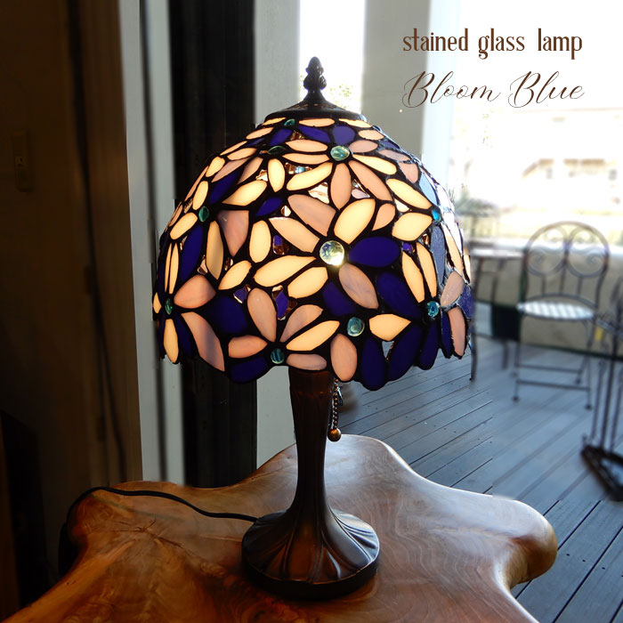 楽天市場】ステンドグラスランプ ステンドランプ おしゃれ 花 フラワー