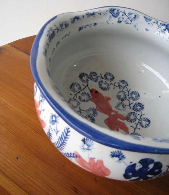 楽天市場】金魚鉢 水鉢 睡蓮鉢 メダカ鉢 陶器 レトロ 昭和 めだか鉢 鉢