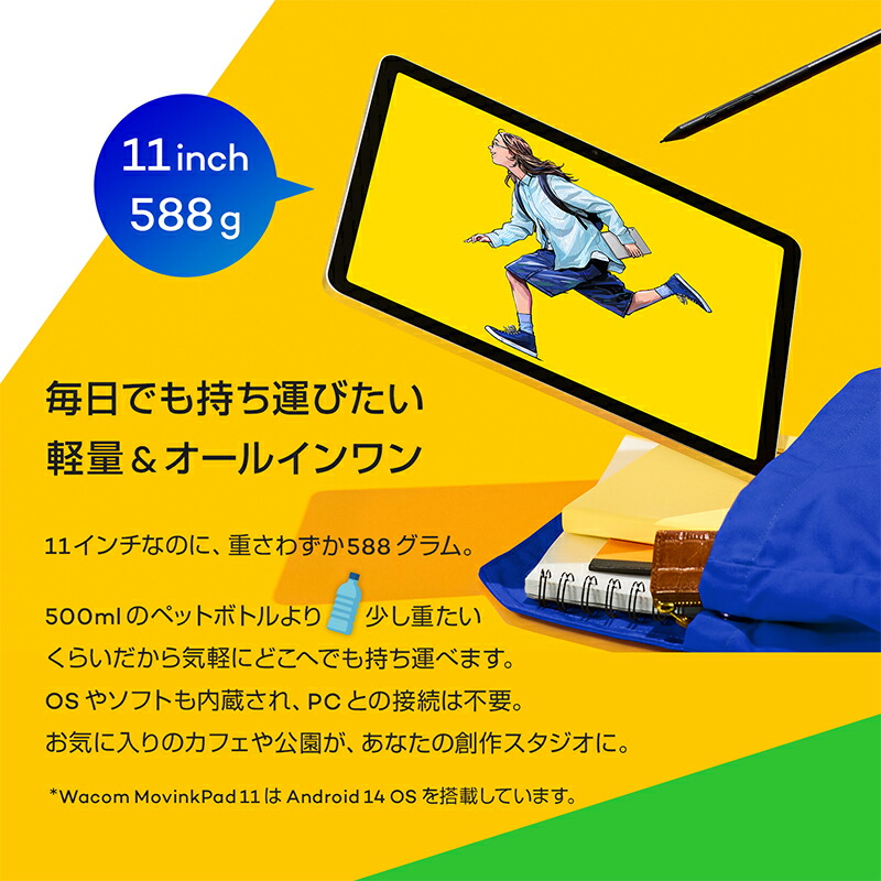 楽天市場】Wacom MovinkPad 11 (DTHA116CL0Z) ワコム ポータブルパッド