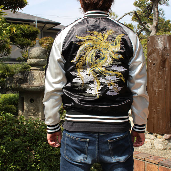 楽天市場】スカジャン【YHSKJ23301-5】スカジャン メンズ 和柄刺繍