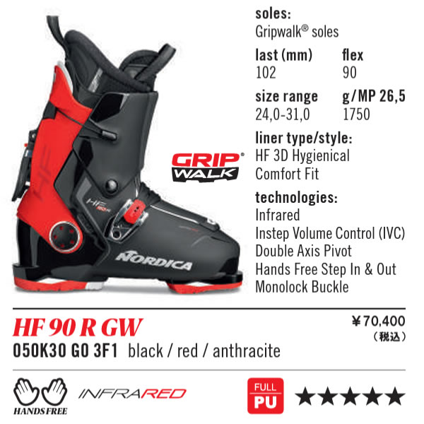 楽天市場】ノルディカ リアエントリー スキーブーツ 2024 nordica HF