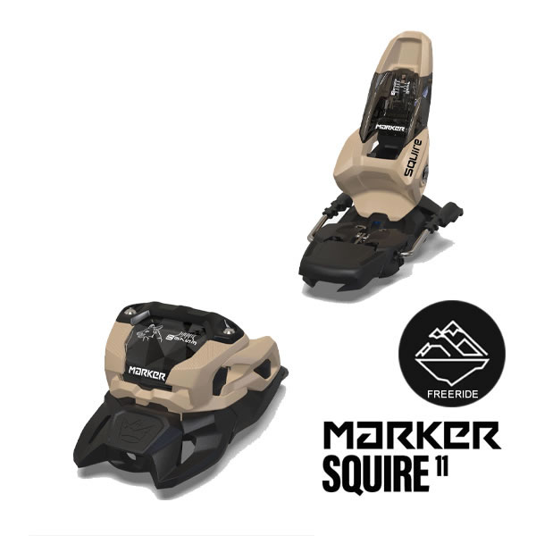 楽天市場】マーカー ビンディング SQUIRE 11 ブラック×タン MARKER