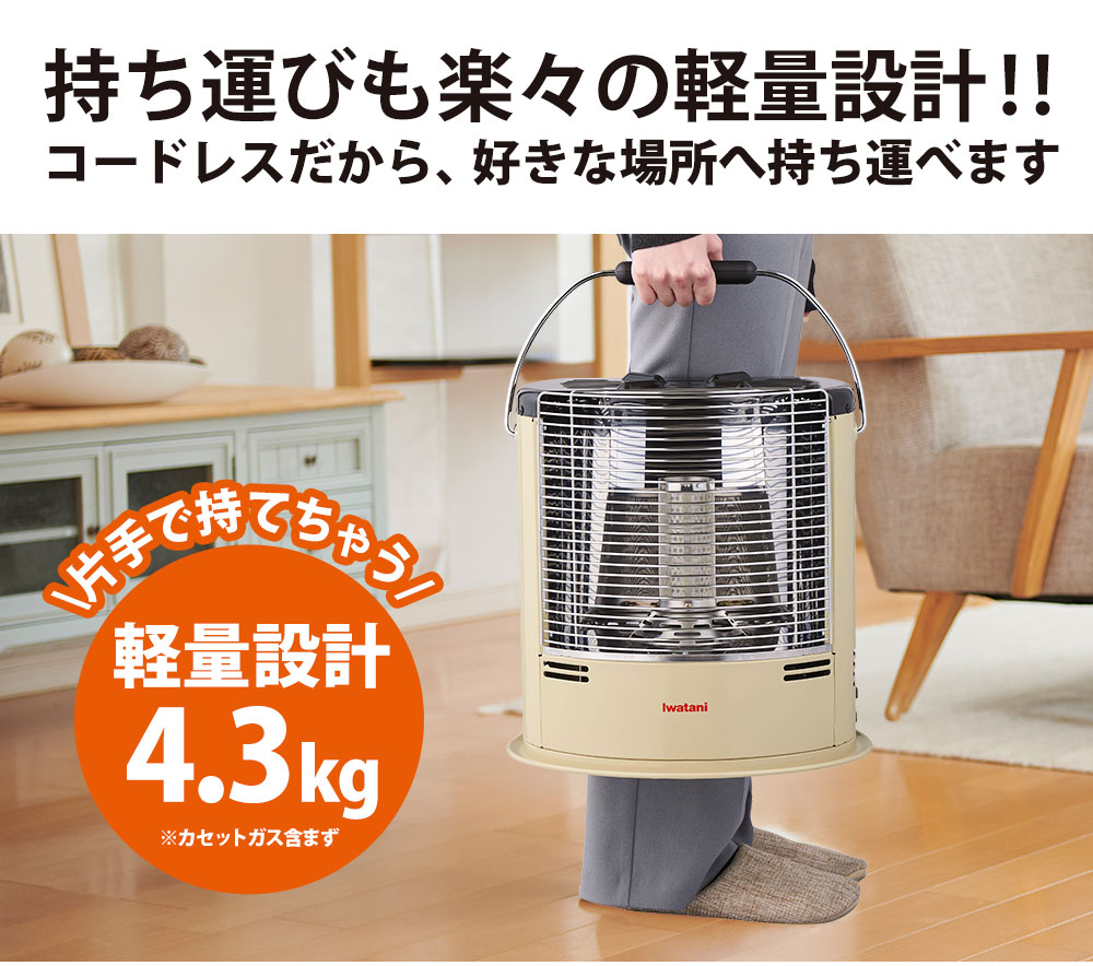 楽天市場】イワタニ カセットガスストーブ デカ暖3 デカ暖III デカダン