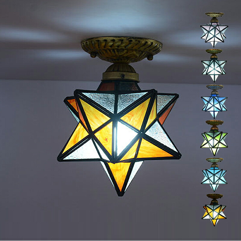 楽天市場】AAAZM シーリングライト 和風 ガラス LED対応 レトロ