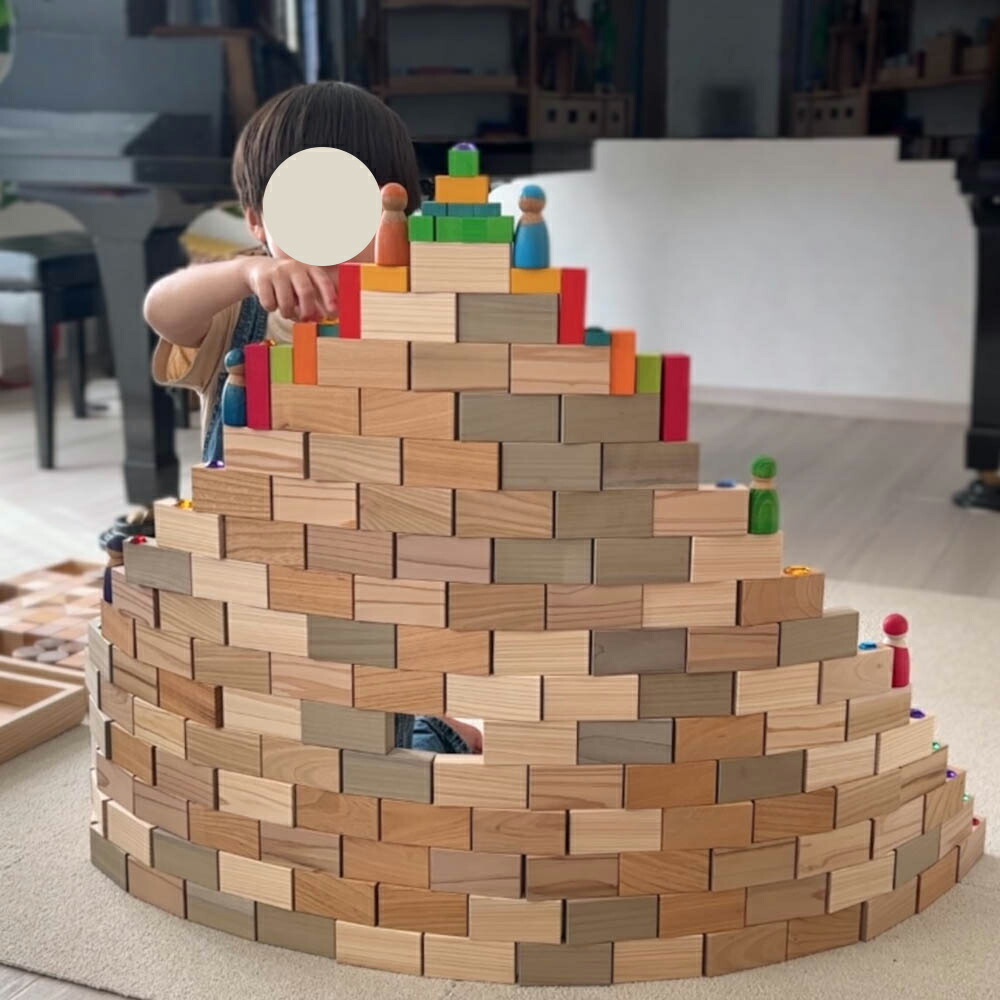 楽天市場】そだちの積み木 なかよしライブラリー 木のおもちゃ 2歳から