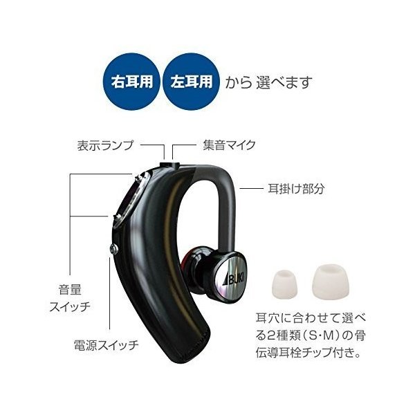 楽天市場】骨伝導耳掛け式 音声拡聴器 「ボン・ボイス」(右耳用) ib