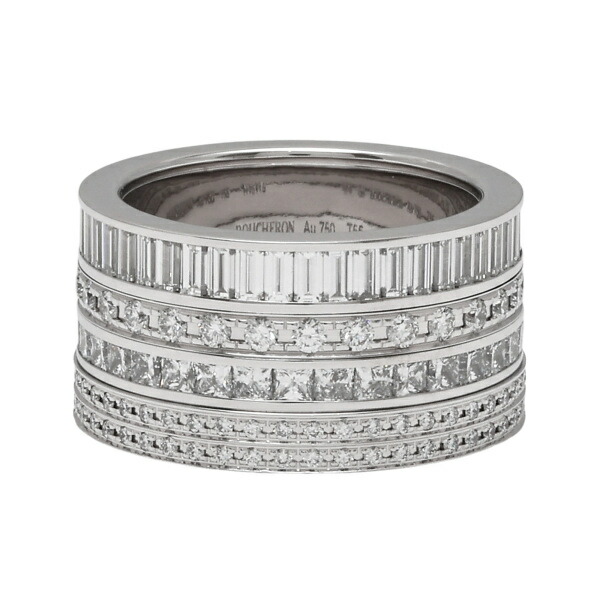 楽天市場】ブシュロン キャトルラディアント K18WG ホワイトゴールド