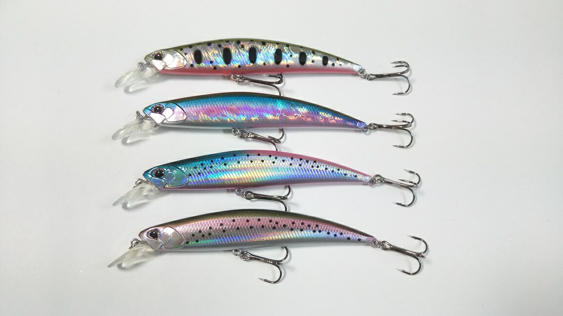 楽天市場】本流 大型トラウト シーバス用 シンキングミノー 110S 21g 4