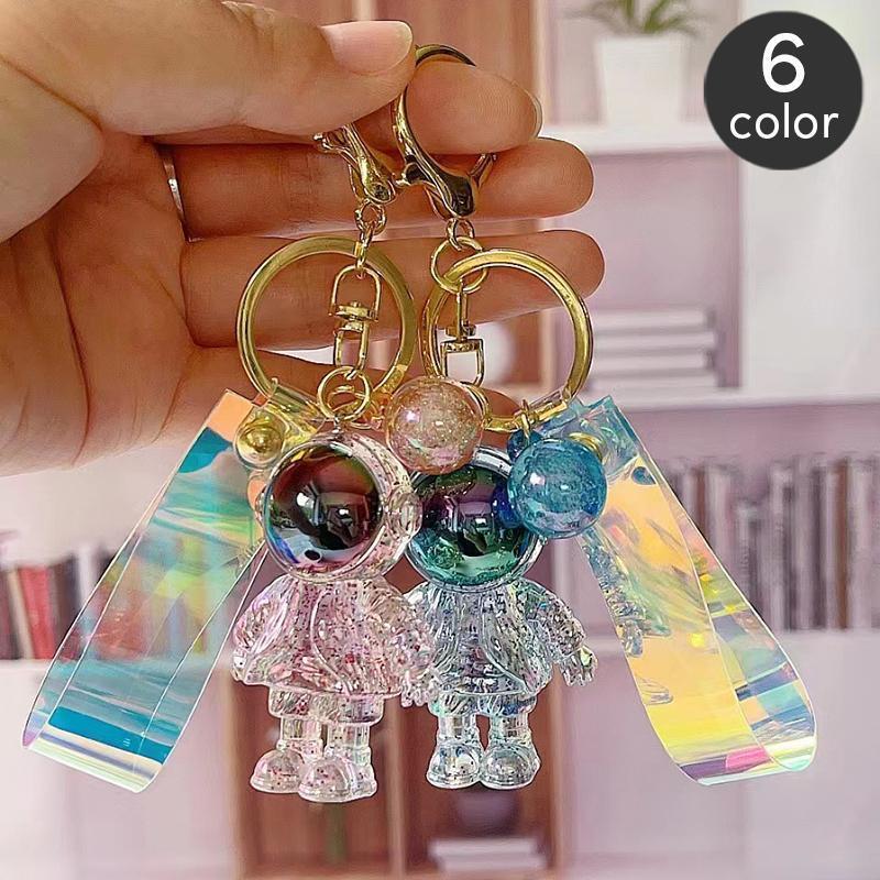 楽天市場】キーホルダー キーリング 宇宙飛行士 ハンドストラップ