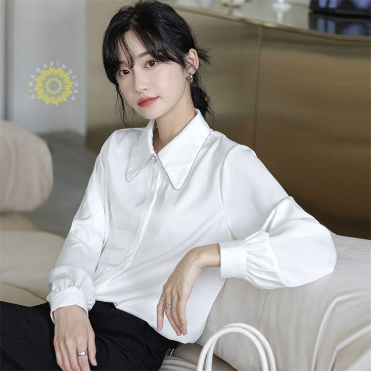 楽天市場】ブラウス レディース 秋 秋服 トップス シャツ 長袖 襟付き