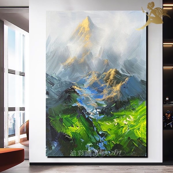 楽天市場】絵画/壁掛け/手書きの油彩画/油絵/風景画/絵モダン