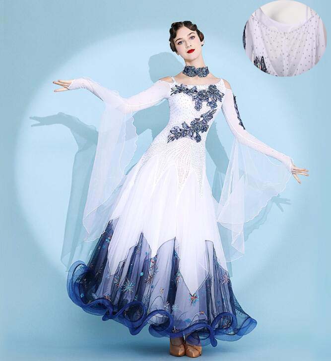 楽天市場】高品質 スレンダー 社交ダンス衣装 社交ダンスドレス モダン