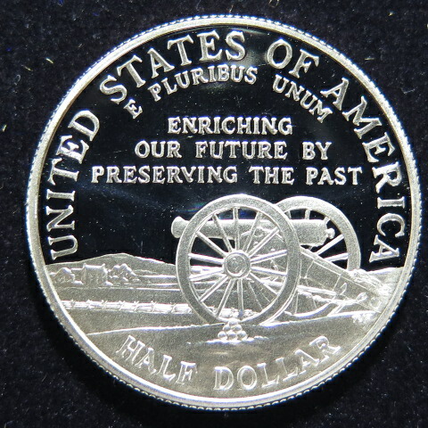 楽天市場】アメリカ 南北戦争の戦場 1ドル銀貨・50セント白銅貨