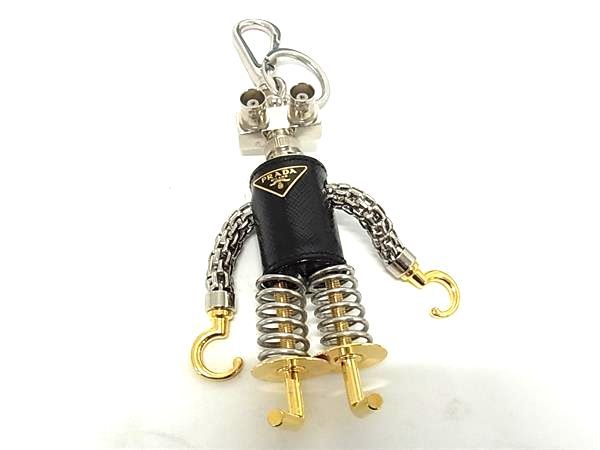 楽天市場】□極美品□ PRADA プラダ ロボットブリキ サフィアーノ