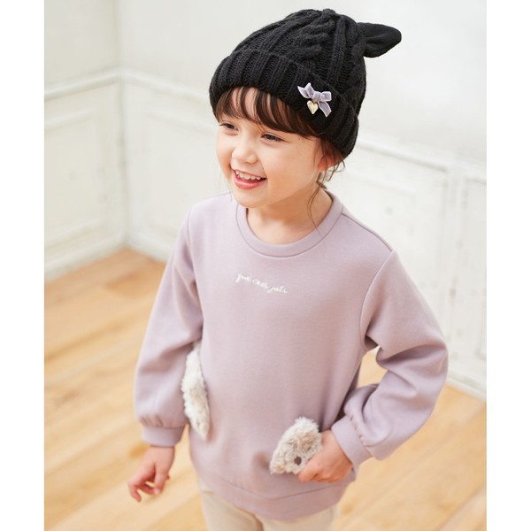 楽天市場】アニマルミミ付きニット帽／エニィファム（any FAM） : 丸井