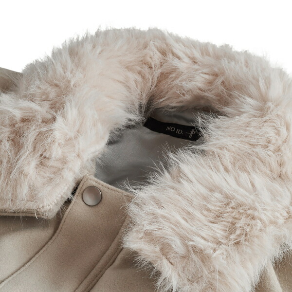 楽天市場】ハイネックエコファーライダースBLZ／ノーアイディー（NO ID