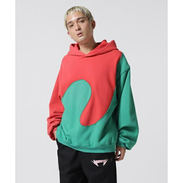 楽天市場】ERL／イーアールエル／SWIRL FLEECE HOODIE JERSY／パーカー