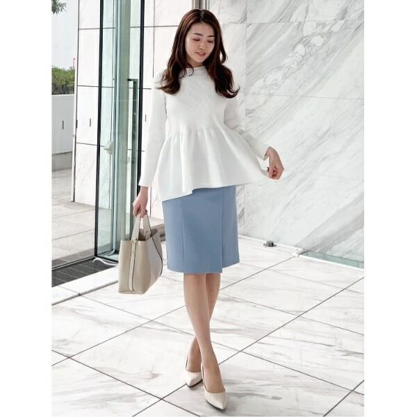 楽天市場】【洗える／ペプラムデザイン】一枚で決まる、華やかペプラム