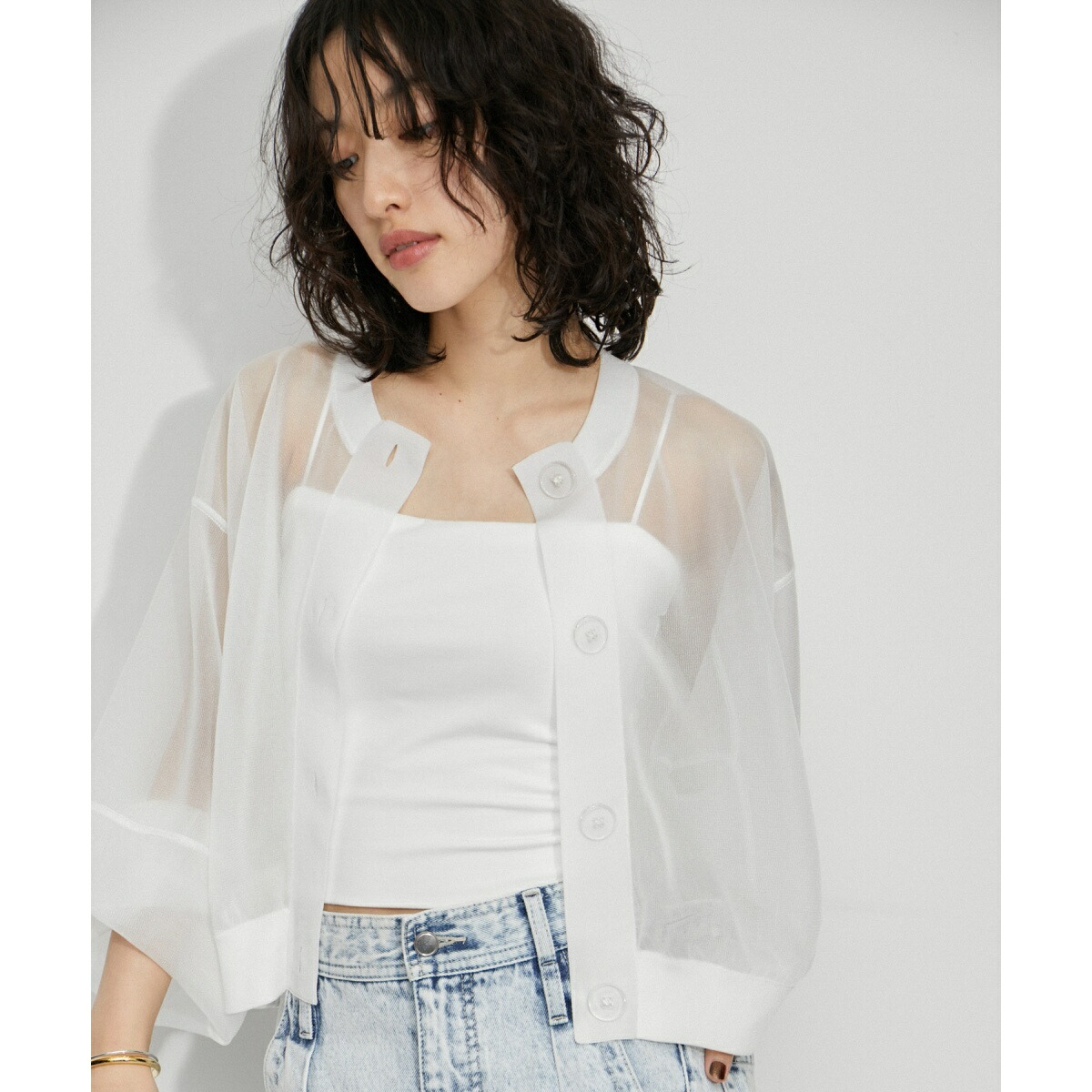 楽天市場】【OUR WACOAL×ADAM ET ROPE'】カップインベアトップ