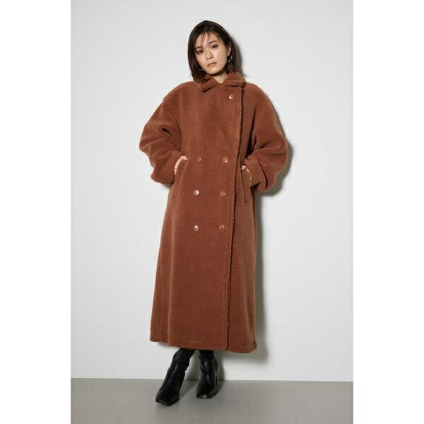 楽天市場】テディボア2WAYロングコート／リエンダ（rienda） : 丸井