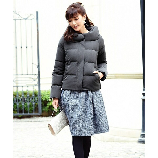 楽天市場】バックリボンショートダウンコート／ルイルエブティック